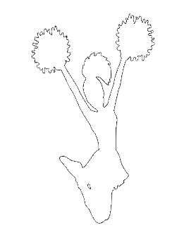 Symbol der Cheerleader